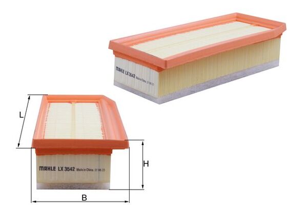 Воздушный фильтр LX 3542 MAHLE #1