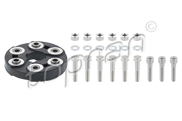 Шарнир, продольный вал, TOPRAN 400 243 Шарнир, продольный вал, TOPRAN 400 243