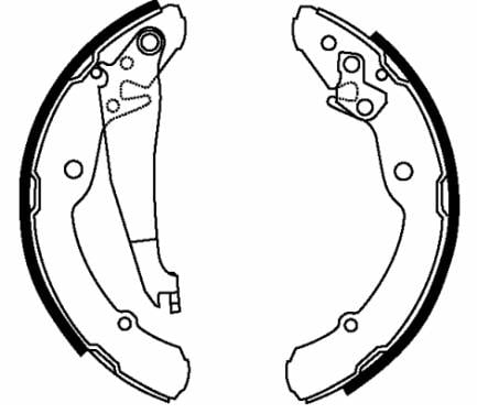 Комплект тормозных колодок   6R0698525B   VAG