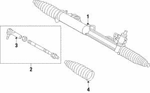 Наконечник, поперечна кермова тяга   7L0 422 818 D   VAG