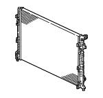 Радіатор, система охолодження двигуна   3QF121251C   VAG