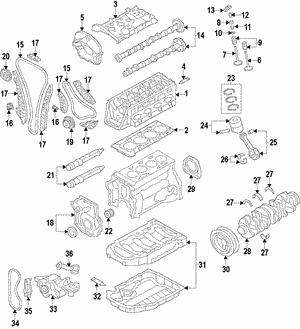 Уплотнительное кольцо, стержень клапана   06L 109 675 C   VAG