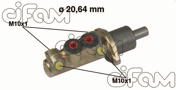 Главный тормозной цилиндр   202-039   CIFAM