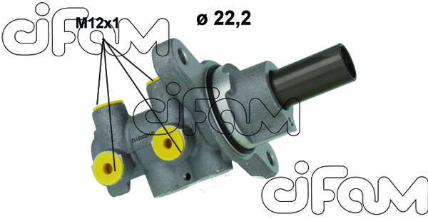 Главный тормозной цилиндр   202-1214   CIFAM