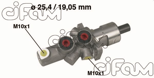 Головний гальмівний циліндр   202-176   CIFAM