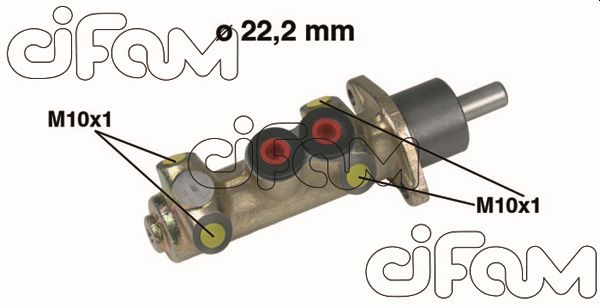 Головний гальмівний циліндр   202-208   CIFAM