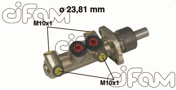 Главный тормозной цилиндр   202-222   CIFAM