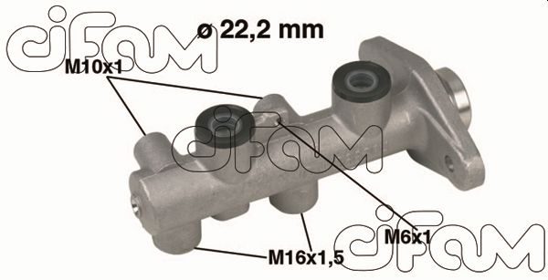 Головний гальмівний циліндр   202-345   CIFAM