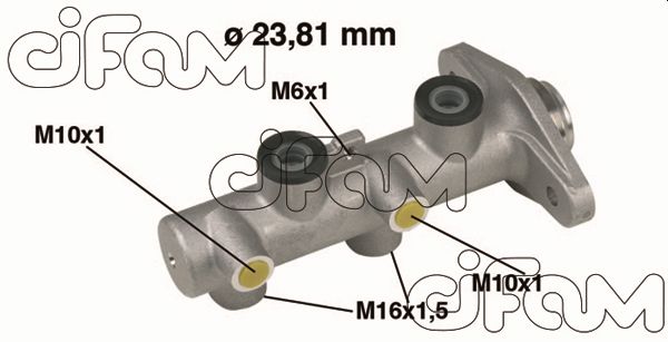 Главный тормозной цилиндр   202-349   CIFAM