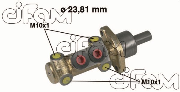 Главный тормозной цилиндр   202-398   CIFAM