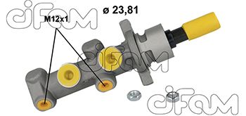 Главный тормозной цилиндр   202-426   CIFAM