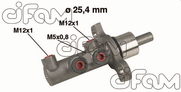 Главный тормозной цилиндр   202-439   CIFAM