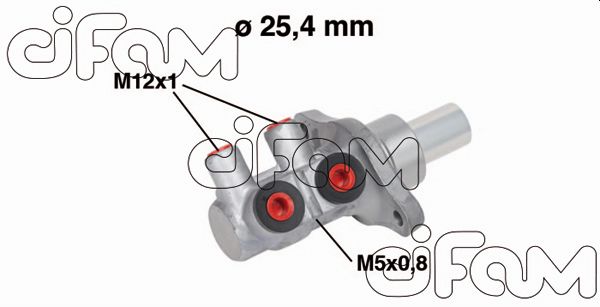 Головний гальмівний циліндр   202-571   CIFAM