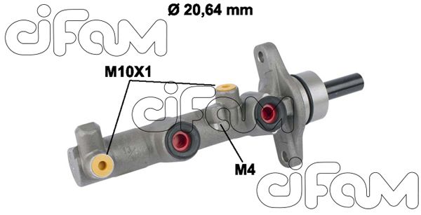 Головний гальмівний циліндр   202-589   CIFAM