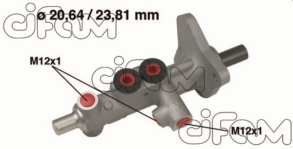 Главный тормозной цилиндр   202-627   CIFAM