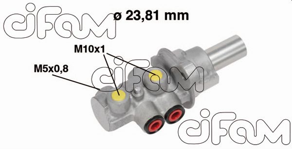 Головний гальмівний циліндр   202-683   CIFAM