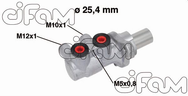 Главный тормозной цилиндр   202-717   CIFAM