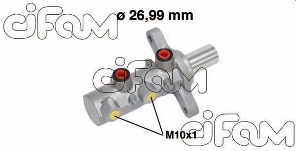 Главный тормозной цилиндр   202-728   CIFAM