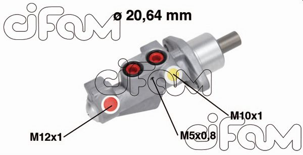 Главный тормозной цилиндр   202-750   CIFAM
