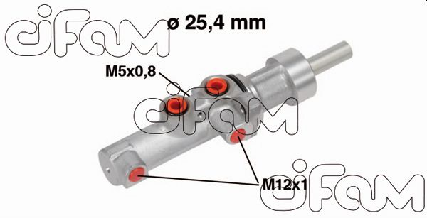 Главный тормозной цилиндр   202-752   CIFAM