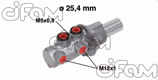 Головний гальмівний циліндр   202-754   CIFAM