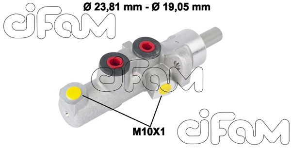 Главный тормозной цилиндр   202-773   CIFAM