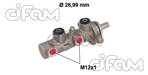 Главный тормозной цилиндр   202-799   CIFAM