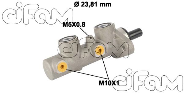 Главный тормозной цилиндр   202-812   CIFAM