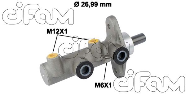 Главный тормозной цилиндр, CIFAM 202-821 Главный тормозной цилиндр, CIFAM 202-821
