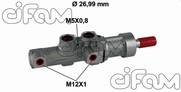 Главный тормозной цилиндр   202-867   CIFAM