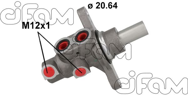 Главный тормозной цилиндр   202-898   CIFAM