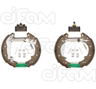 Комплект гальмівних колодок   151-087   CIFAM