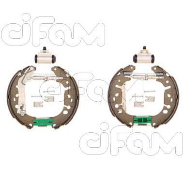 Комплект тормозных колодок   151-224   CIFAM