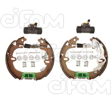 Комплект гальмівних колодок   151-287   CIFAM