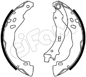 Комплект гальмівних колодок   153-544   CIFAM