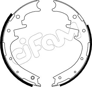 Комплект тормозных колодок   153-561   CIFAM