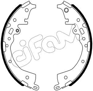 Комплект гальмівних колодок   153-689   CIFAM