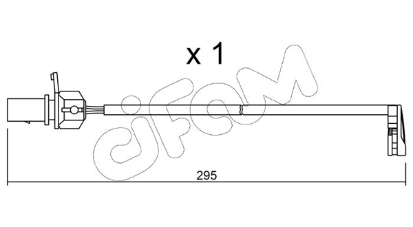 Сигнализатор, износ тормозных колодок   SU.224   CIFAM