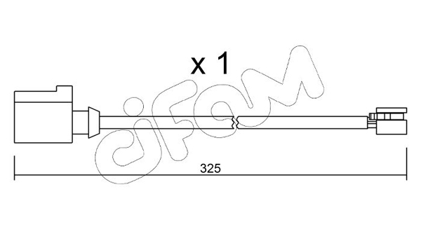 Сигнализатор, износ тормозных колодок   SU.271   CIFAM