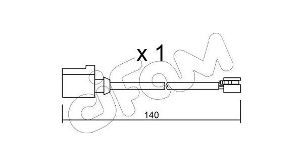 Сигнализатор, износ тормозных колодок   SU.274   CIFAM