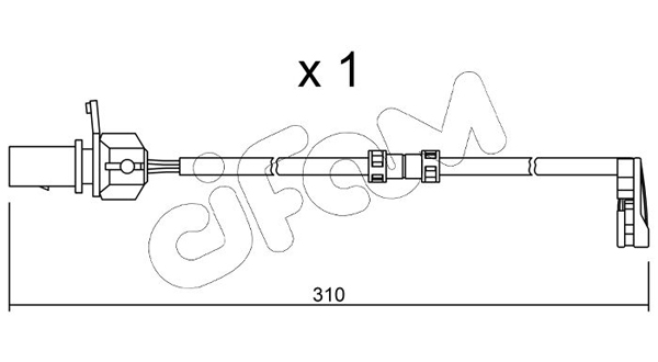 Сигнализатор, износ тормозных колодок   SU.290   CIFAM