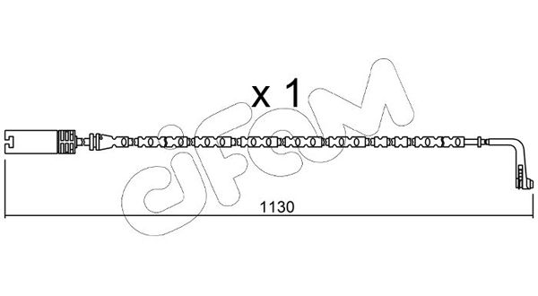 Сигнализатор, износ тормозных колодок   SU.300   CIFAM