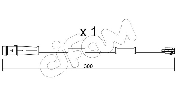Сигнализатор, износ тормозных колодок   SU.320   CIFAM