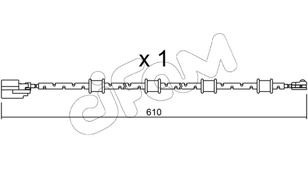 Конт. попер. сигналу, знос гальм. накл.   SU.321   CIFAM