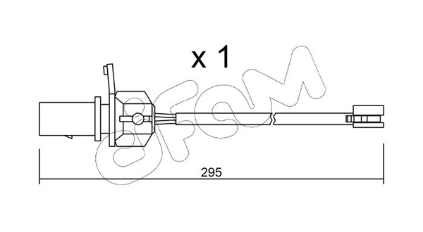 Сигнализатор, износ тормозных колодок   SU.331   CIFAM
