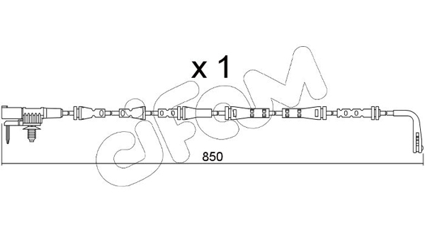 Сигнализатор, износ тормозных колодок   SU.352   CIFAM