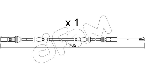 Сигнализатор, износ тормозных колодок   SU.372   CIFAM