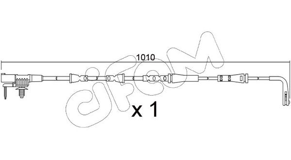 Сигнализатор, износ тормозных колодок   SU.397   CIFAM