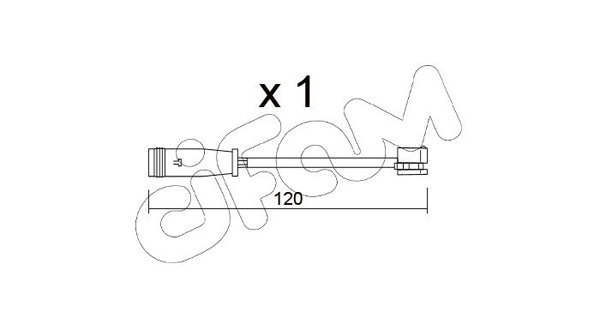 Сигнализатор, износ тормозных колодок   SU.398   CIFAM