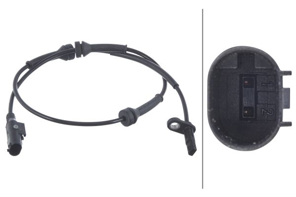 Датчик, частота вращения колеса   6PU 012 039-641   HELLA